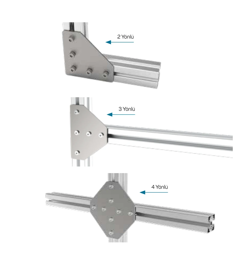 2/3/4 Ways Clamping Plates
